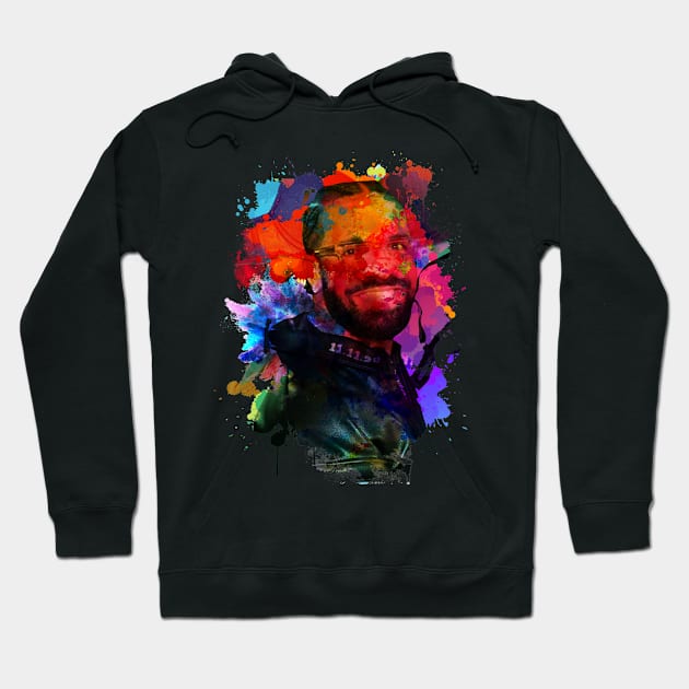 Drake - Paint Splash Color Hoodie by sgregory project